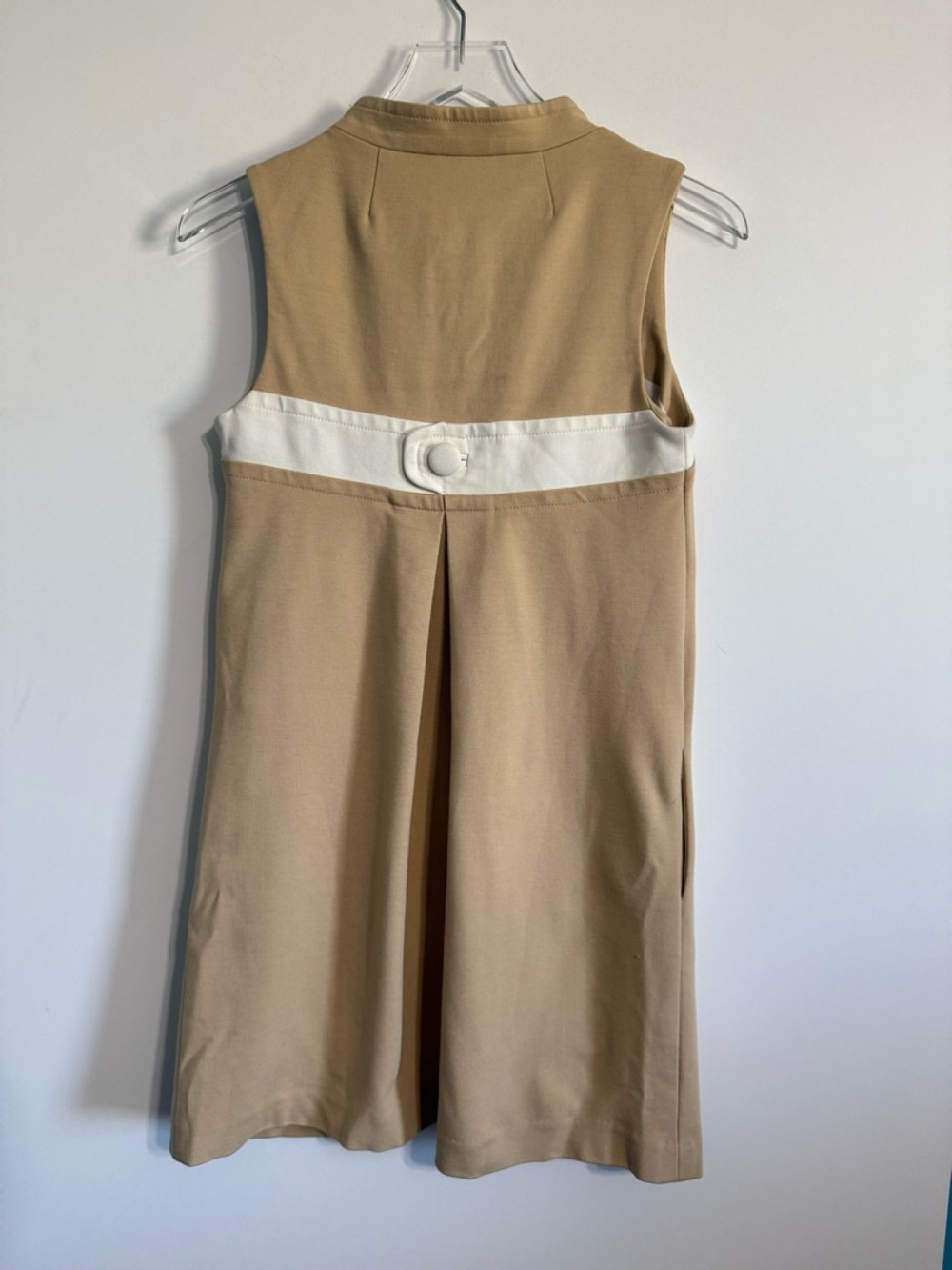 Lilly Pulitzer Tan and White Sleeveless Mini Dress - Picture 5 of 14